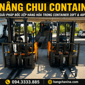 Xe nâng chui container 20ft và 40ft